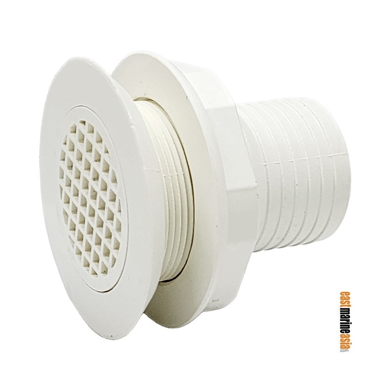 Forespar 254 Series Screened Flush Head Hose Tailpipe Thru Hull Connectors – NPS