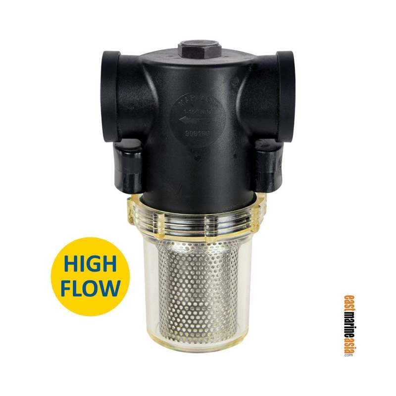 Forespar Marelon Titan T-Strainer High Flow Water Strainer – NPS