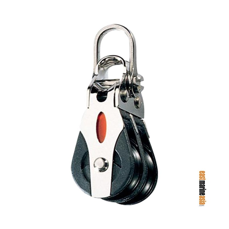 Ronstan Series 20 BB Double Utility Block – 2-Axis Shackle Head