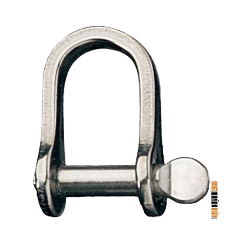 Ronstan Standard D Shackles|6.4 mm|22 x 14 mm|Piece (RF617)