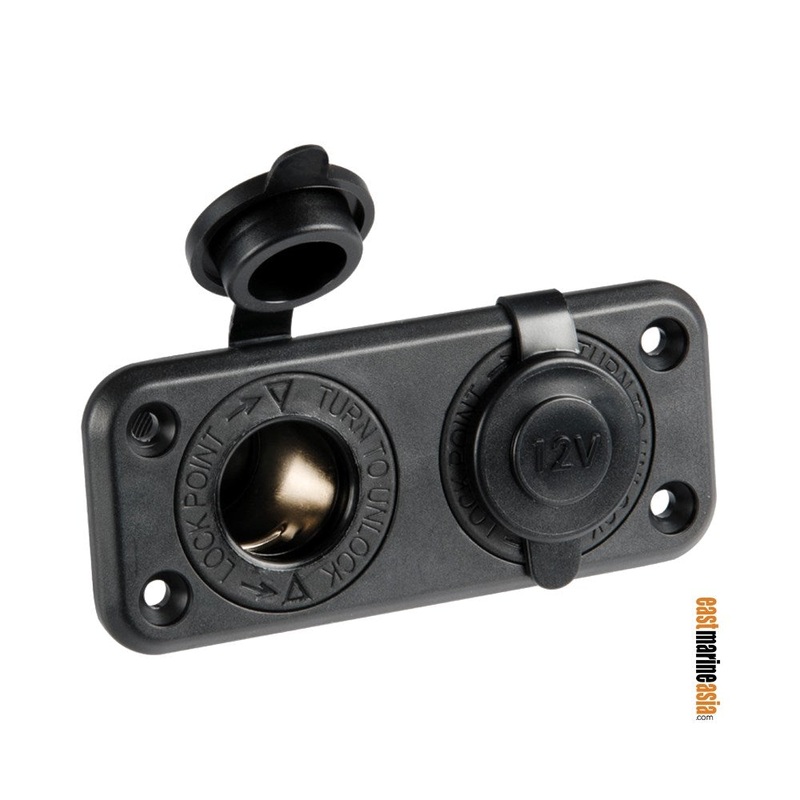Cigarette Lighter Power Socket – Double (Panel Mounting)