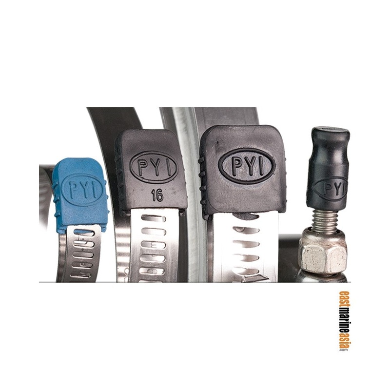 PYI Hose Clamp Jackets|7 mm (1/4″) T-Bolt|8 mm (5/16″)|13 mm (1/2″)|14 mm (5/8″)|Black|Blue|Pack of 10 (CJ-T14)|Pack of 10 (CJ-516)|Pack of 25 (CJ-516-BLK)|Pack of 10 (CJ-121)|Pack of 10 (CJ-14M)