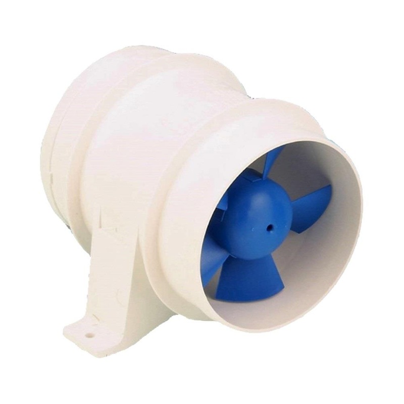 Rule In-line Blowers|12 Vdc|24 Vdc|3″ (75 mm)|4″ (100 mm)|Piece (140)|Piece (240)|Piece (140-24V)|Piece (240-24V)