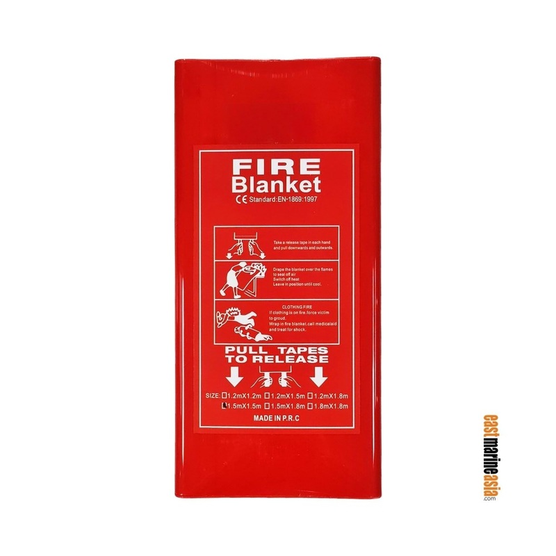 Fire Blanket – Hard Case|1.5 m x 1.5 m|EN 1869:1997|Piece (200191)