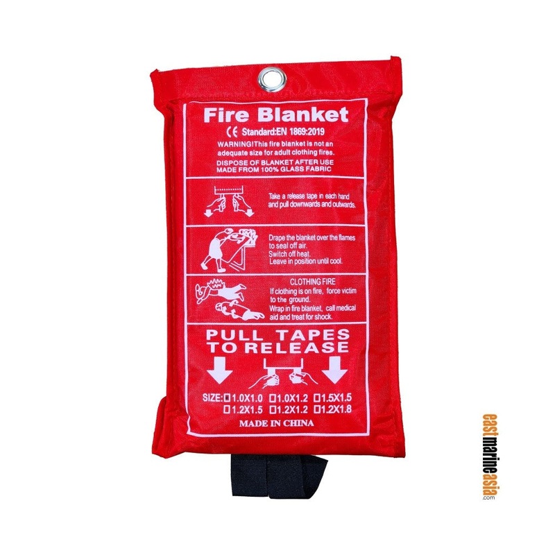 Fire Blanket – Soft Case|1 m x 1 m|EN 1869:2019|Piece (200168)
