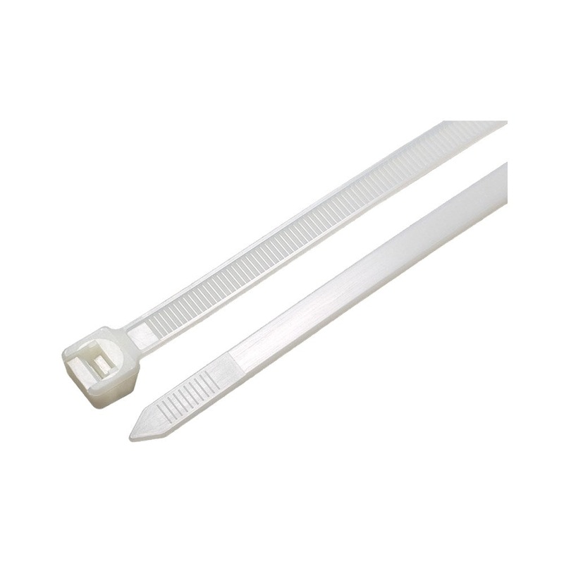 Nylon Cable Tie|Black|White|Blue|Red|Yellow|Green|2.5 mm x 100 mm|3.6 mm x 200 mm|4.8 mm x 300 mm|4.8 mm x 370 mm|Pack of 20 (111613)|Pack of 100 (112312)|Pack of 50 (112313)|Pack of 50 (131239)|Pack of 50 (131240)|Pack of 50 (131241)|Pack of 100 (131242)