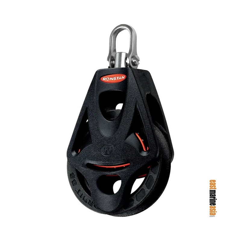 Ronstan Series 55 BB Single Orbit Block – Becket, Swivel Shackle Head