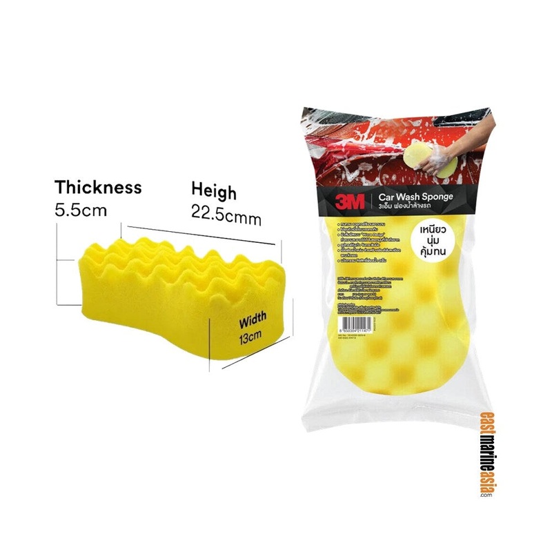 3M Wash Sponge|Yellow|-|Piece (8191-XS002006749)