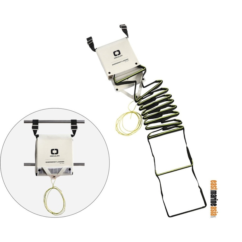 Osculati Emergency Ladder – 11 Steps (ISO 15085 Standards)