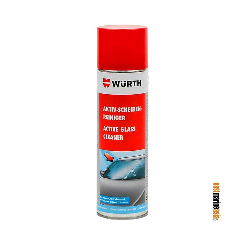 Wurth Active Glass Cleaner|500 mL Aerosol|-|Piece (89025)
